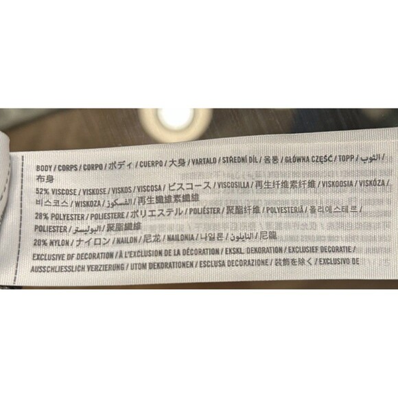 Abercrombie & Fitch Knit Tank V Neck Cheetah Print Crop Size XL - Picture 5 of 7